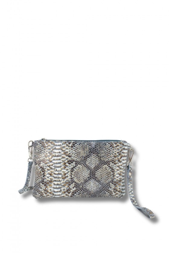 CARTERA DE MANO PIEL ANIMAL...